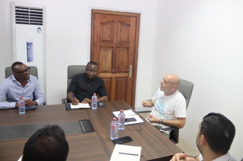 AGI delegation meeting with Everpak Ghana Limited team